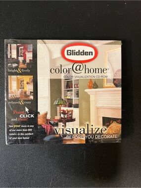 Glidden: Color @ Home II Virtual Paint Software PC CD-ROM for Windows 98/ME/2000